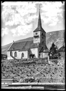 CH-NB - Commugny, Église Saint-Christophe, vue d'ensemble - Collection Max van Berchem - EAD-7217