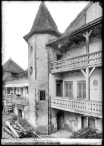 CH-NB - Coppet, Maison, Façade, vue partielle - Collection Max van Berchem - EAD-8743