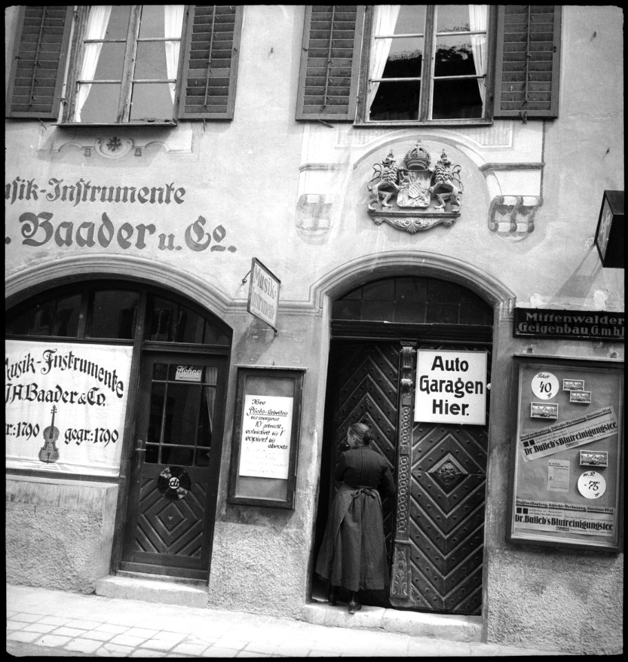 CH-NB - Deutschland, Mittenwald- Haus - Annemarie Schwarzenbach - SLA-Schwarzenbach-A-5-18-060