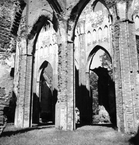 CH-NB - Estland Tartu (Dorpat, Dörpt)- Ruine der Domkirche - Annemarie Schwarzenbach - SLA-Schwarzenbach-A-5-16-006