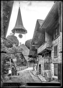 CH-NB - Erlenbach im Simmental, Kirche, vue partielle - Collection Max van Berchem - EAD-9421