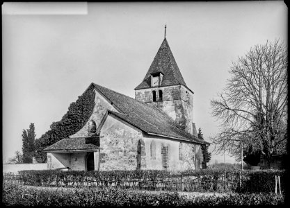 CH-NB - Commugny, Église Saint-Christophe, vue partielle - Collection Max van Berchem - EAD-7210