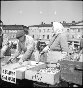 CH-NB - Finnland, Helsinki- Markt - Annemarie Schwarzenbach - SLA-Schwarzenbach-A-5-17-010