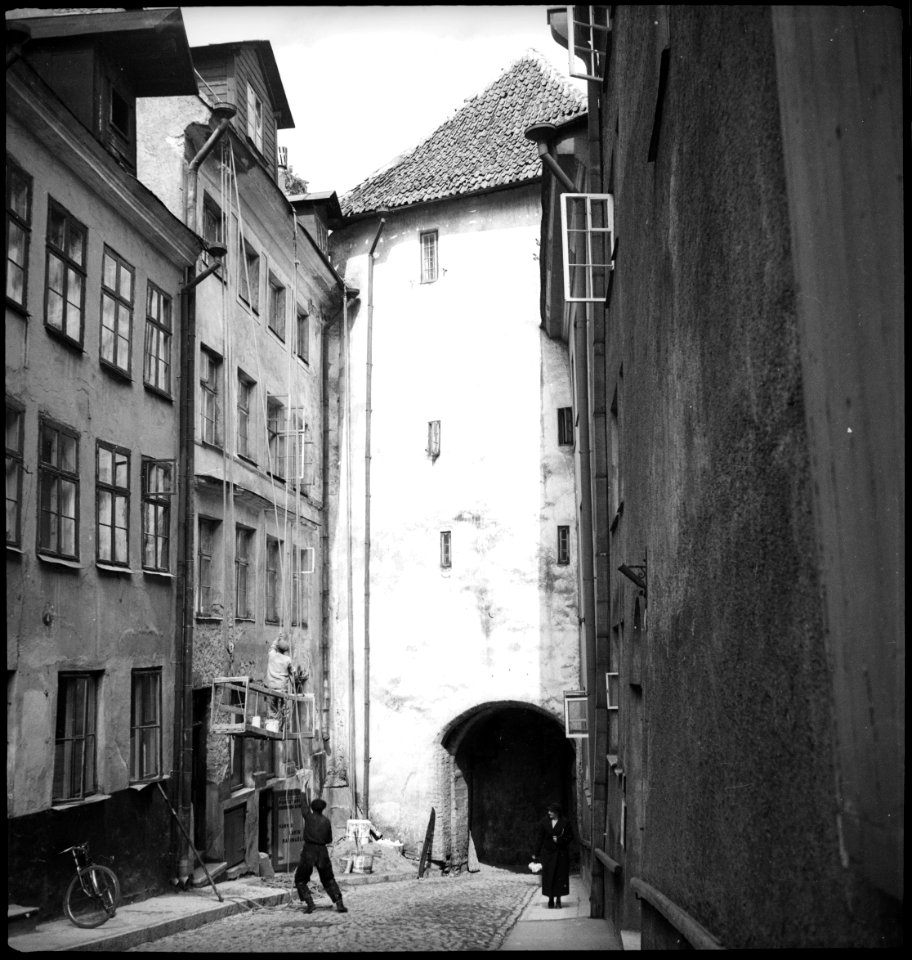 CH-NB - Estland, Tallinn (Reval)- Strasse - Annemarie Schwarzenbach - SLA-Schwarzenbach-A-5-16-036
