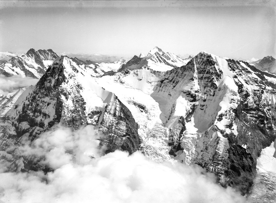 CH-NB - Eiger, Mönch - Eduard Spelterini - EAD-WEHR-32015-A