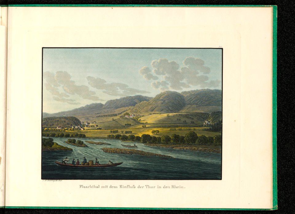 CH-NB - Flaachthal mit dem Einfluss der Thur in den Rhein - Collection Gugelmann - GS-GUGE-283-95