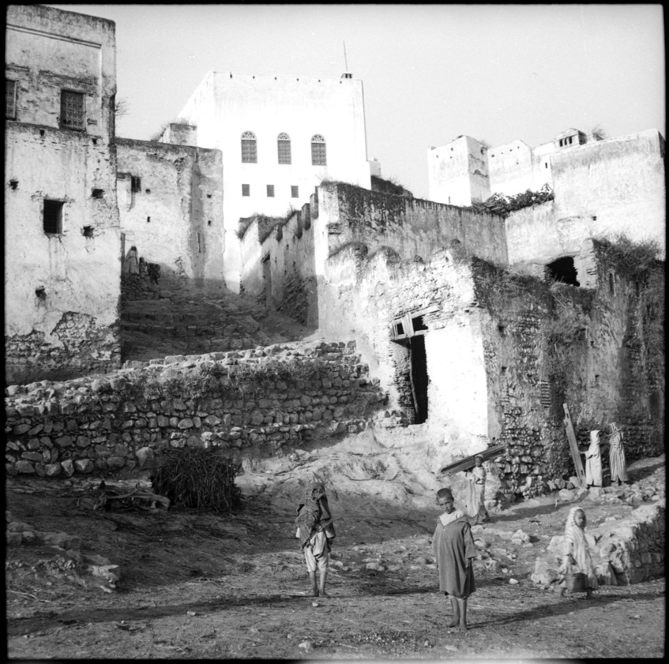 CH-NB - Französisch-Marokko, Moulay Idriss- Dorfansicht - Annemarie Schwarzenbach - SLA-Schwarzenbach-A-5-26-163