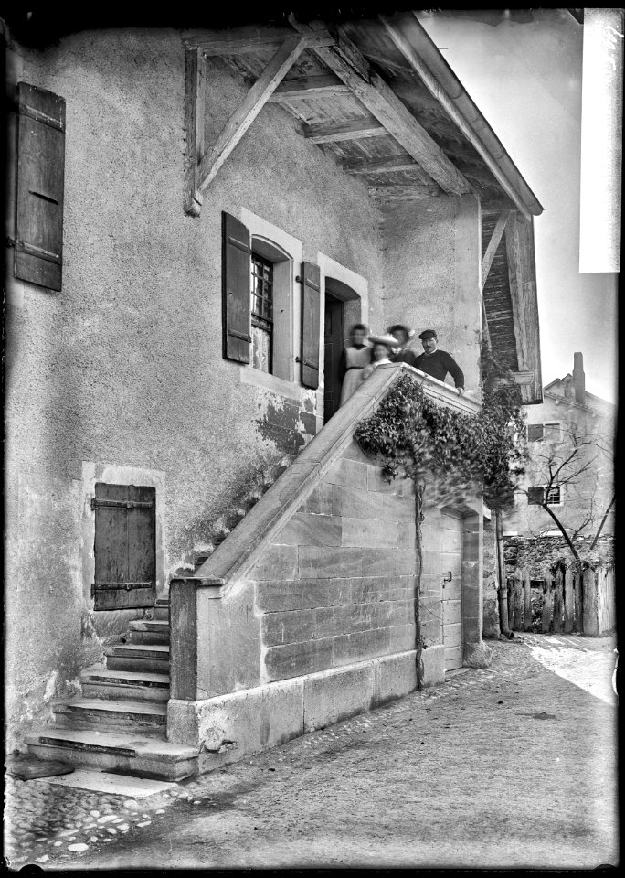 CH-NB - Founex, maison, vue partielle extérieure - Collection Max van Berchem - EAD-7254