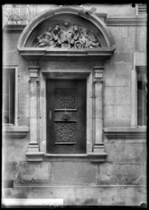 CH-NB - Fribourg, Maison, vue partielle extérieure - Collection Max van Berchem - EAD-6858