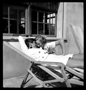 CH-NB - Frankreich, Lavandou- Menschen Lokalisierung unsicher - Annemarie Schwarzenbach - SLA-Schwarzenbach-A-5-08-258