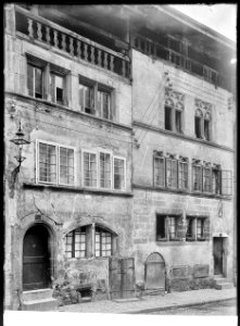 CH-NB - Fribourg, Maisons, vue partielle extérieure - Collection Max van Berchem - EAD-6830