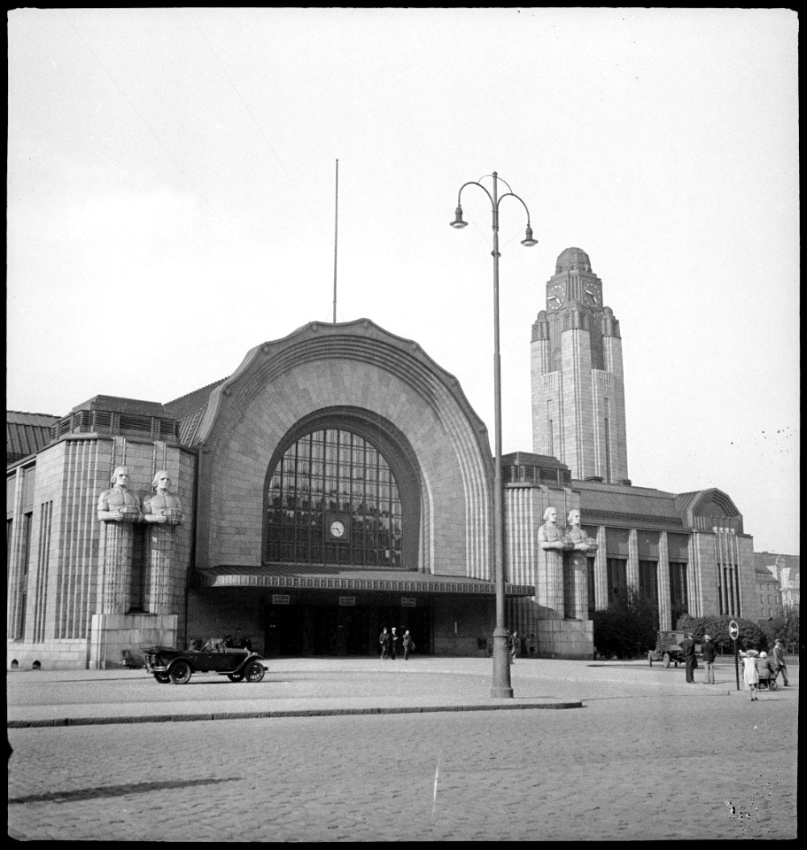 CH-NB - Finnland, Helsinki- Bahnhof - Annemarie Schwarzenbach - SLA-Schwarzenbach-A-5-17-038