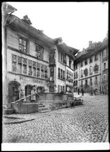 CH-NB - Fribourg, Maison Zehntner, vue partielle extérieure - Collection Max van Berchem - EAD-6828