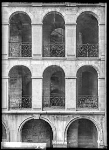 CH-NB - Genève, Maison Thuillier, Façade, vue partielle - Collection Max van Berchem - EAD-8700