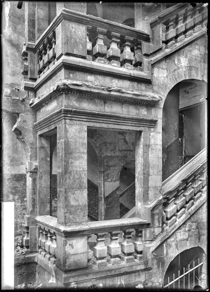 CH-NB - Genève, Maison, Escalier, vue partielle - Collection Max van Berchem - EAD-9435