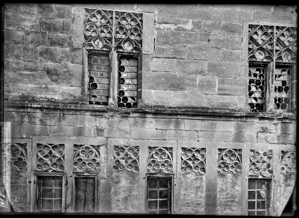 CH-NB - Fribourg, Maison, vue partielle extérieure - Collection Max van Berchem - EAD-6848