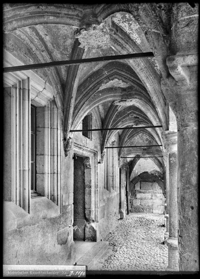 CH-NB - Genève, Collège Calvin, Arcade, vue partielle - Collection Max van Berchem - EAD-8723