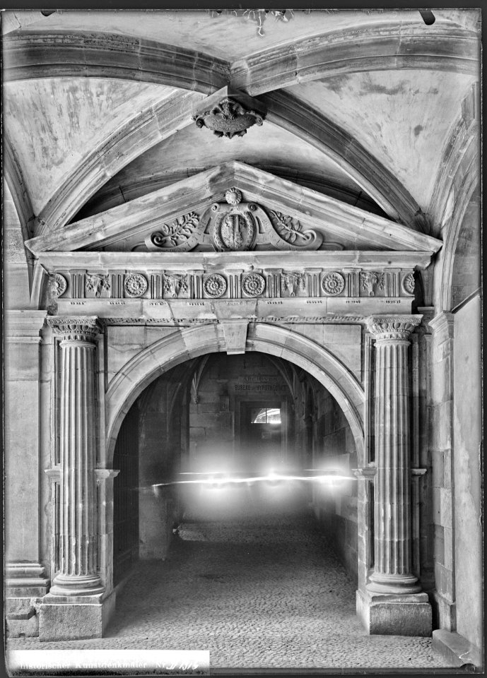 CH-NB - Genève, Hotel de Ville, Porte, vue d'ensemble - Collection Max van Berchem - EAD-9431