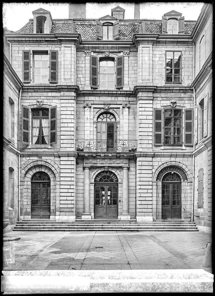CH-NB - Genève, Musée Fol, vue partielle extérieure - Collection Max van Berchem - EAD-8689