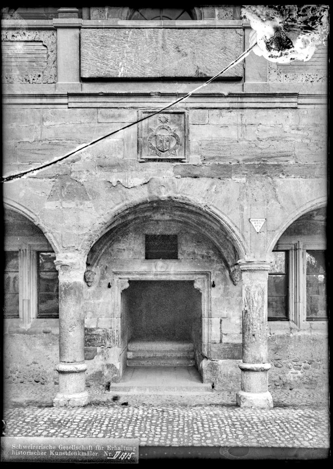 CH-NB - Genève, Collège calvin, vue partielle extérieure - Collection Max van Berchem - EAD-9430