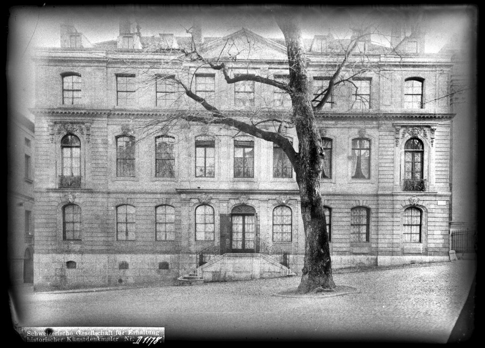 CH-NB - Genève, Maison Mallet, Façade, vue partielle - Collection Max van Berchem - EAD-8707