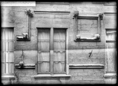 CH-NB - Genève, Maison Tavel, Façade, vue partielle - Collection Max van Berchem - EAD-8675