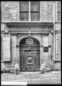 CH-NB - Genève, Maison Pictet, Porte, vue d'ensemble - Collection Max van Berchem - EAD-8691