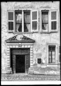 CH-NB - Genève, Maison, Façade, vue partielle - Collection Max van Berchem - EAD-8712