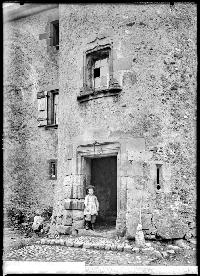 CH-NB - Genève, Manoir, Façade, vue partielle - Collection Max van Berchem - EAD-8728
