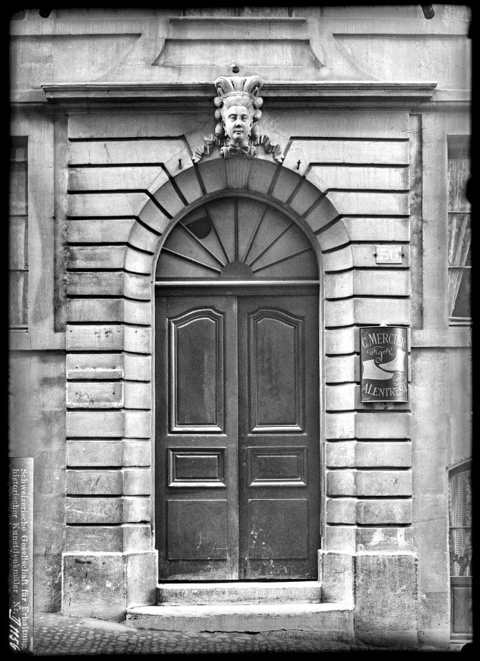 CH-NB - Genève, Maison, Porte, vue d'ensemble - Collection Max van Berchem - EAD-8684