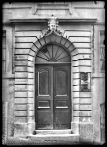 CH-NB - Genève, Maison, Porte, vue d'ensemble - Collection Max van Berchem - EAD-8684