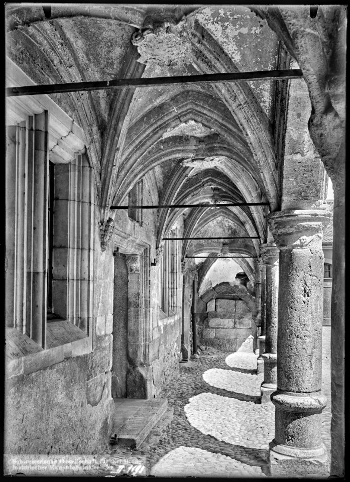 CH-NB - Genève, Collège Calvin, Arcade, vue partielle - Collection Max van Berchem - EAD-8722