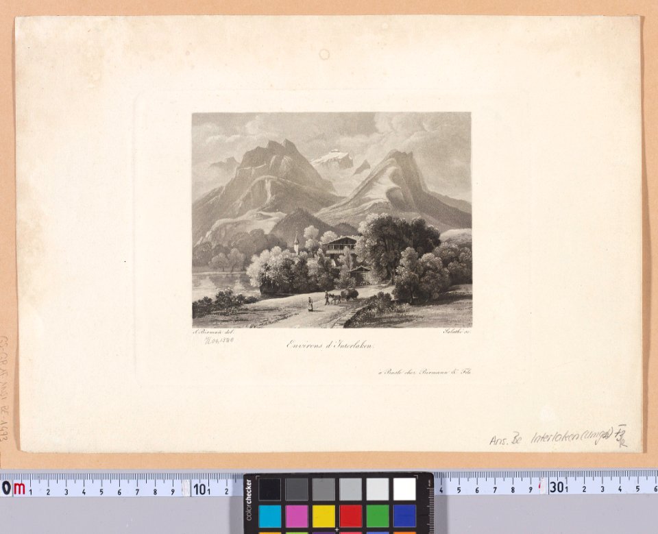 CH-NB - Grafiken Orts- und Landschaftsansichten - GS-GRAF-ANSI-BE-1473
