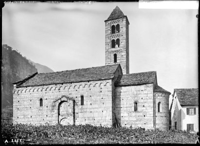 CH-NB - Giornico, Chiesa, vue partielle - Collection Max van Berchem - EAD-7118