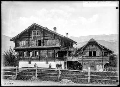CH-NB - Giswil, Haus, vue d'ensemble extérieure - Collection Max van Berchem - EAD-6797