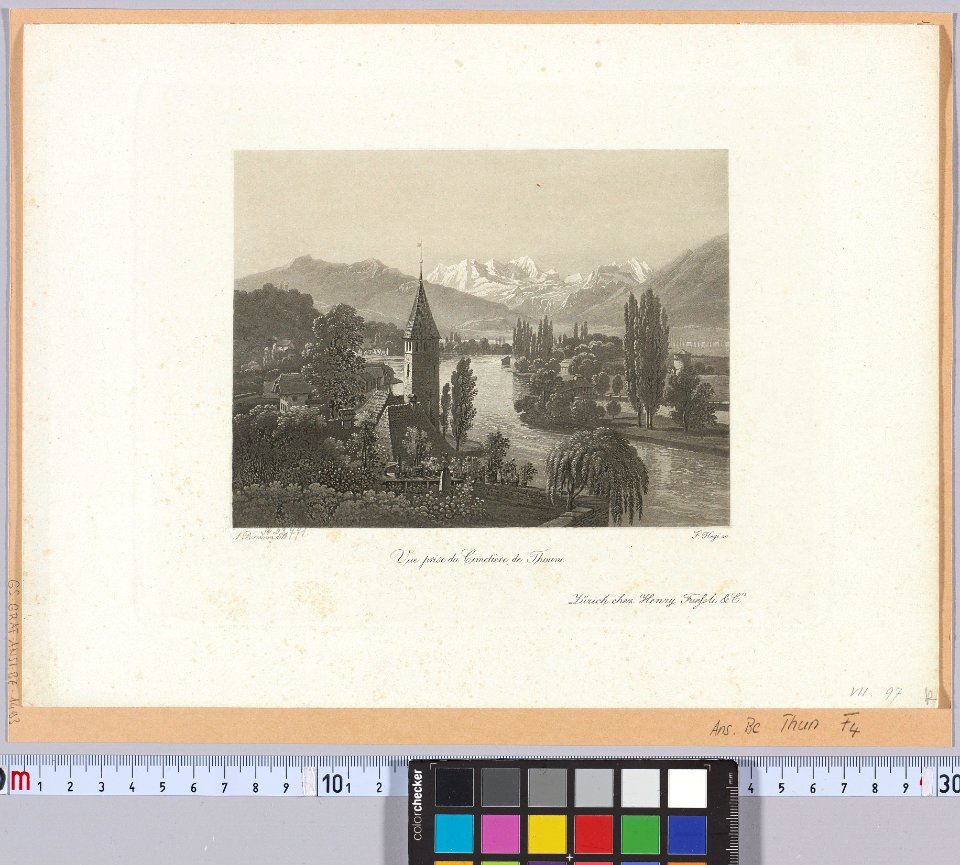 CH-NB - Grafiken Orts- und Landschaftsansichten - GS-GRAF-ANSI-BE-1493