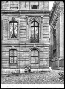 CH-NB - Genève, Maison Mallet, Façade, vue partielle - Collection Max van Berchem - EAD-8708