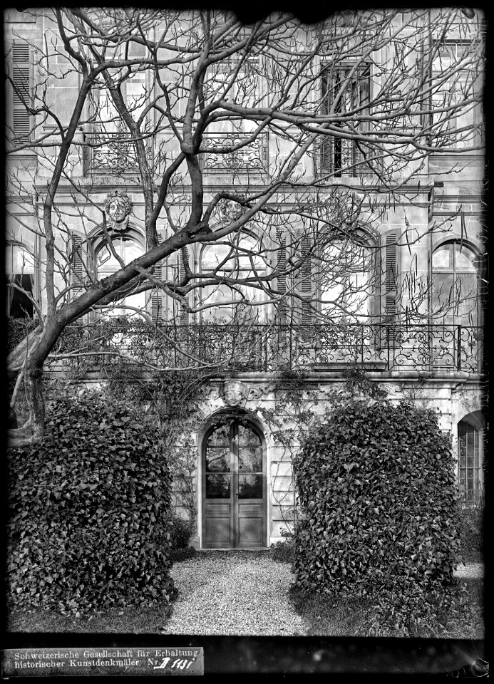 CH-NB - Genève, Maison Sellon, Façade, vue partielle - Collection Max van Berchem - EAD-8659