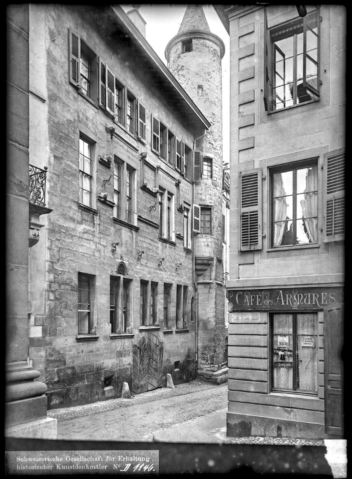 CH-NB - Genève, Maison Tavel, vue partielle - Collection Max van Berchem - EAD-8673