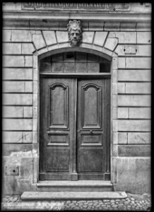 CH-NB - Genève, Maison, Porte d'entrée, vue d'ensemble - Collection Max van Berchem - EAD-8663