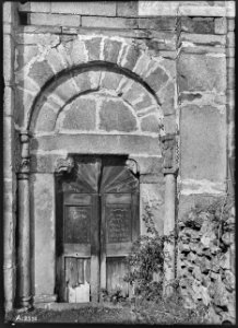 CH-NB - Giornico, Chiesa, Portale, vue partielle - Collection Max van Berchem - EAD-7121