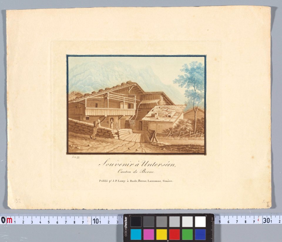 CH-NB - Grafiken Orts- und Landschaftsansichten - GS-GRAF-ANSI-BE-1589
