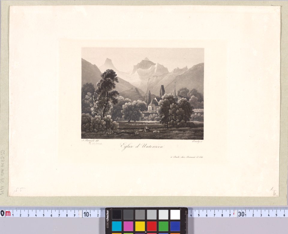 CH-NB - Grafiken Orts- und Landschaftsansichten - GS-GRAF-ANSI-BE-1475
