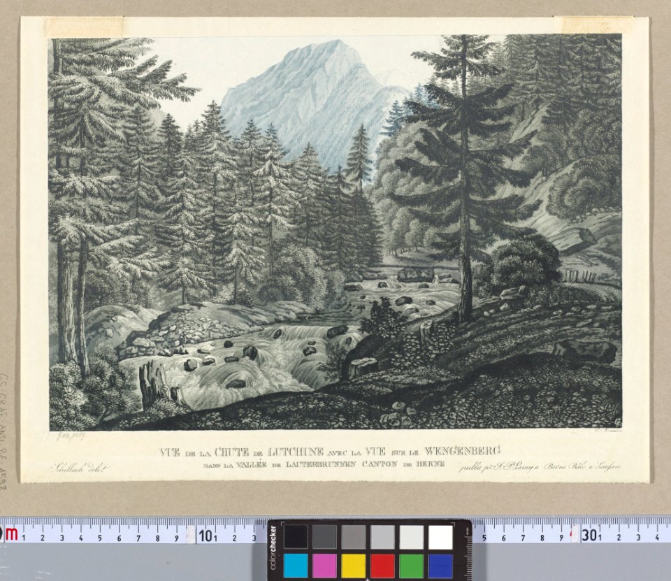 CH-NB - Grafiken Orts- und Landschaftsansichten - GS-GRAF-ANSI-BE-1598