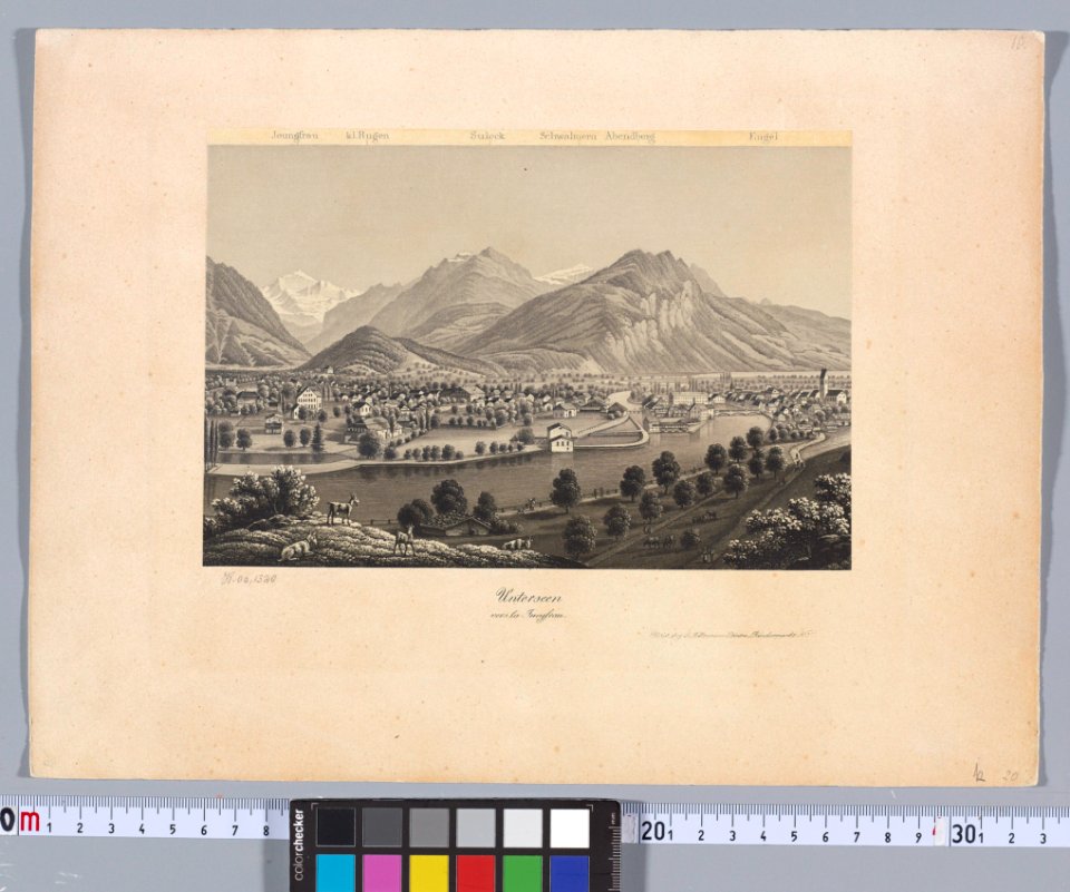 CH-NB - Grafiken Orts- und Landschaftsansichten - GS-GRAF-ANSI-BE-1633
