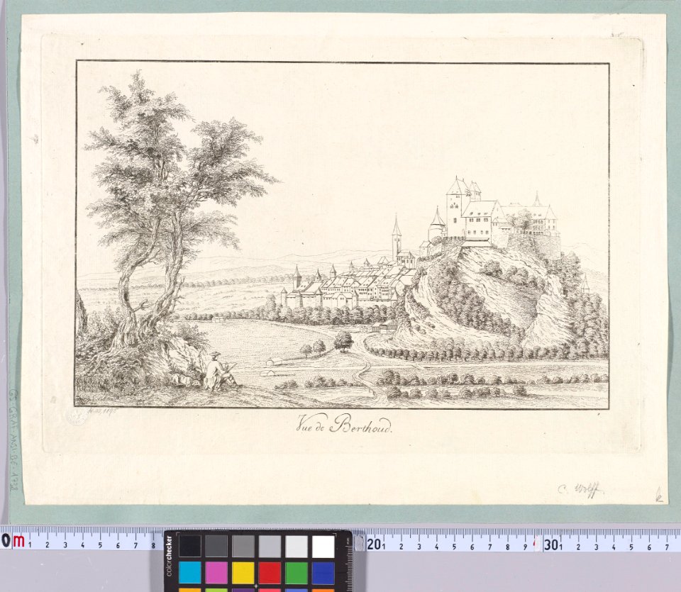 CH-NB - Grafiken Orts- und Landschaftsansichten - GS-GRAF-ANSI-BE-1738