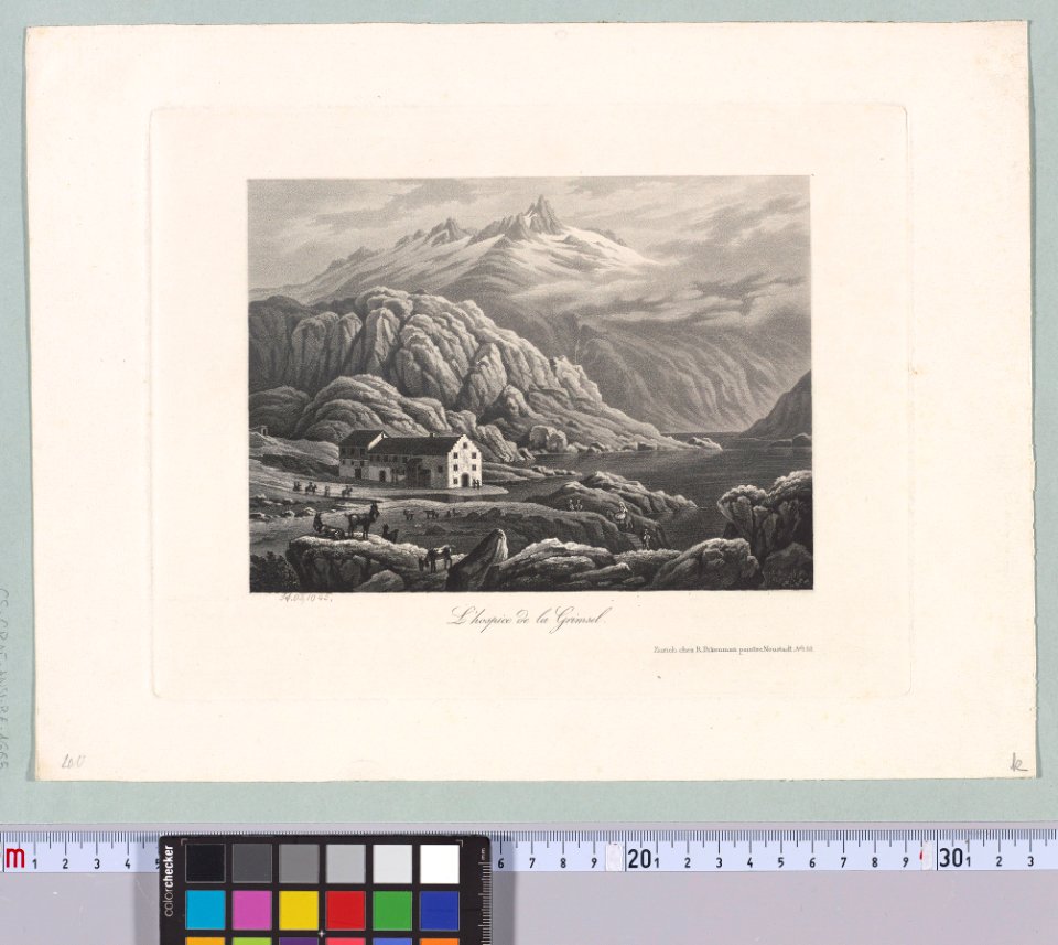 CH-NB - Grafiken Orts- und Landschaftsansichten - GS-GRAF-ANSI-BE-1665