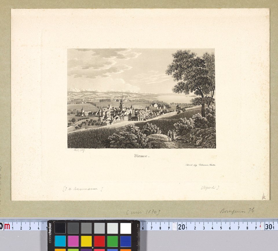 CH-NB - Grafiken Orts- und Landschaftsansichten - GS-GRAF-ANSI-BE-1667