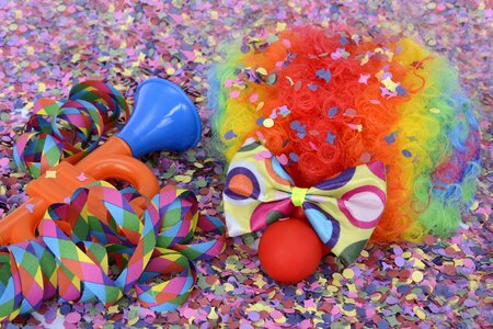 Colorful clown funny