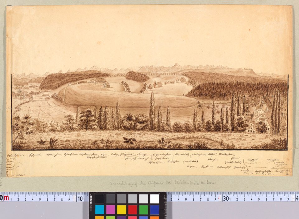CH-NB - Grafiken Orts- und Landschaftsansichten - GS-GRAF-ANSI-BE-1847